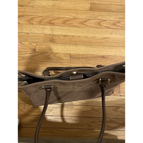 DVF Diane Von Furstenberg Brown Suede laptop bag - Picture 12 of 16